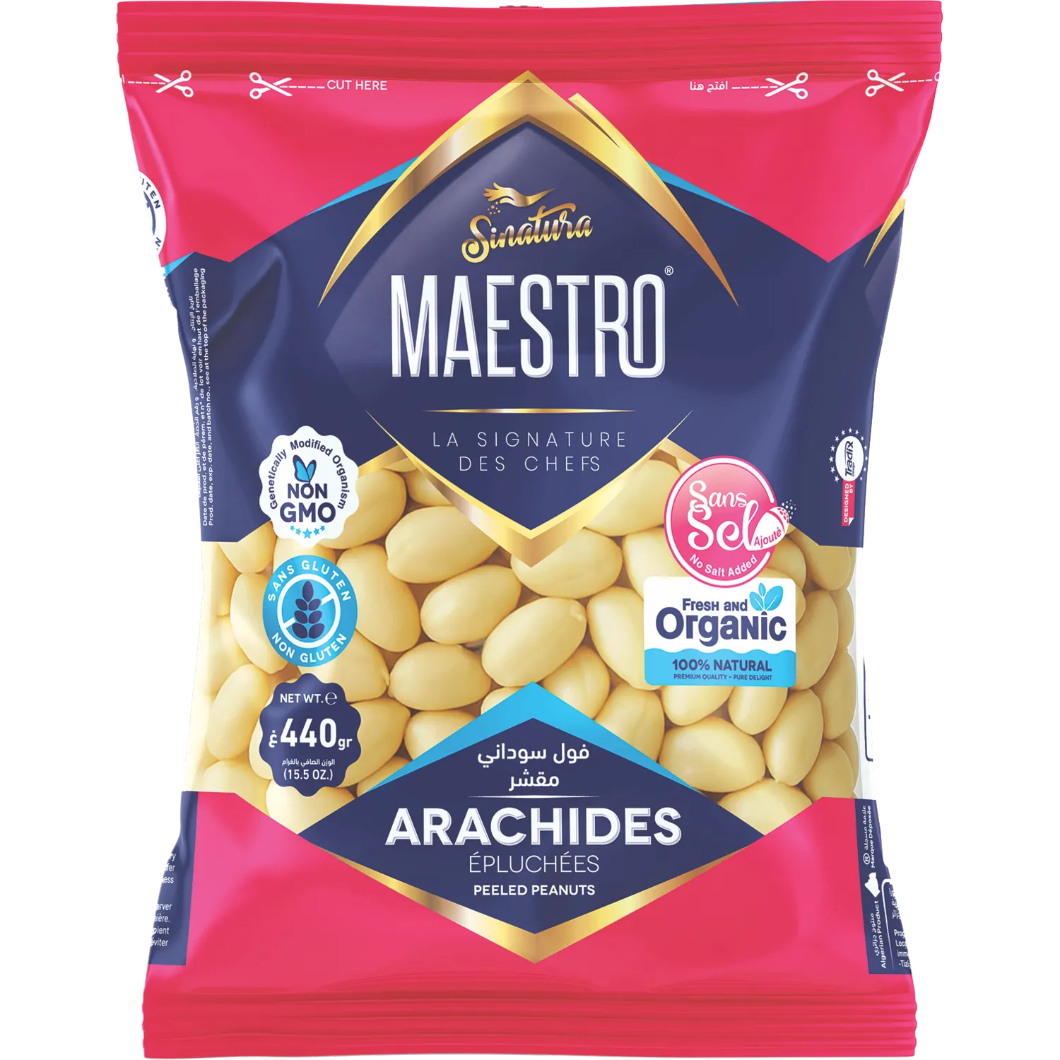 Arachides Epluchées