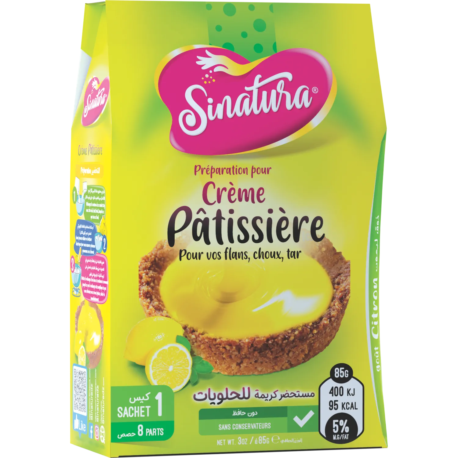 Crème pâtissière citron