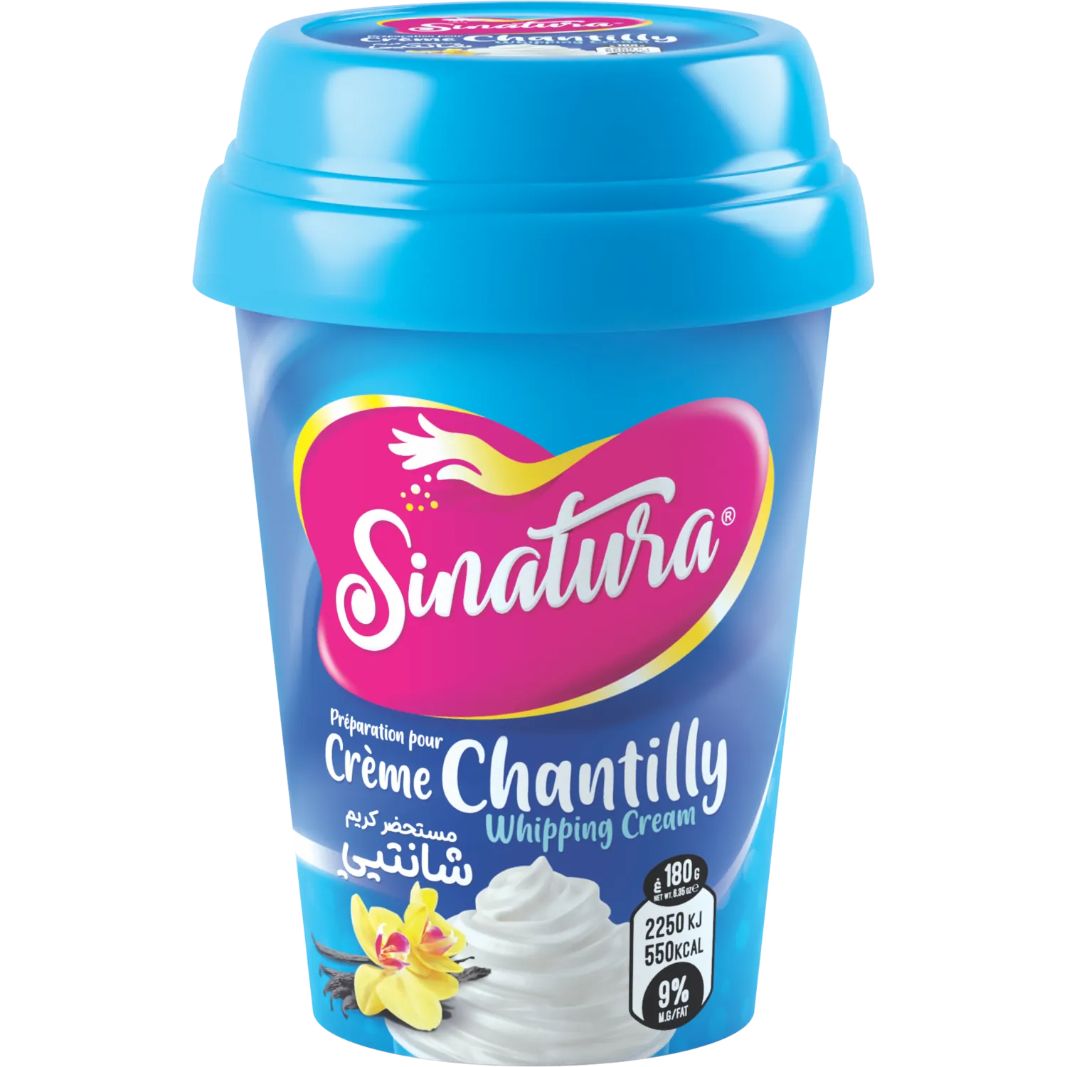 Crème chantilly pot