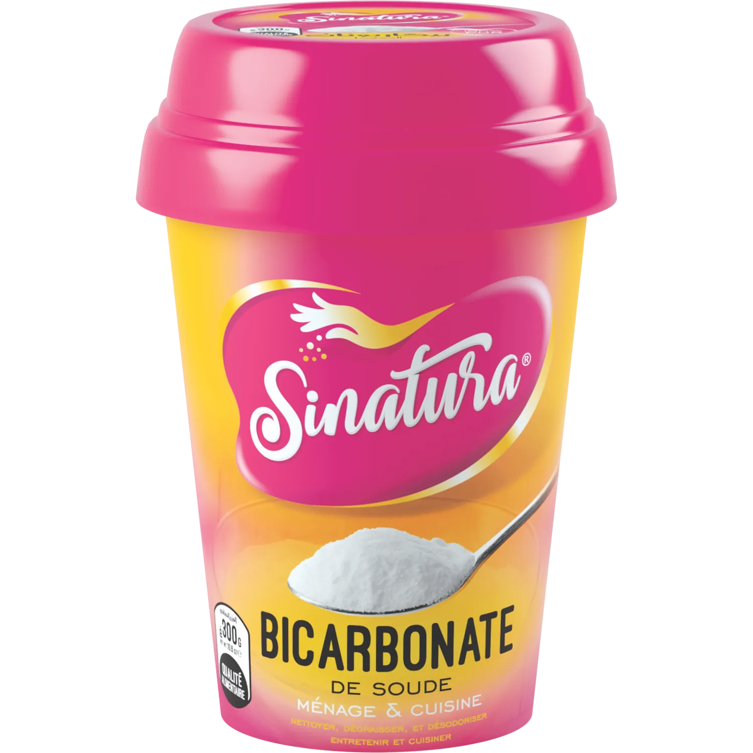 Bicarbonate de soude en pot